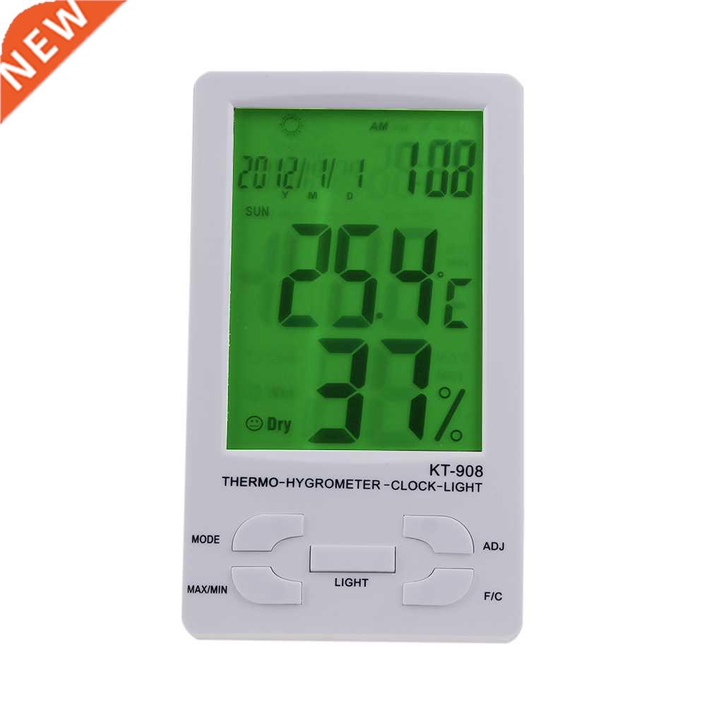Indoor/ LCD Thermometer Hygrometer Temperature Humidity Met