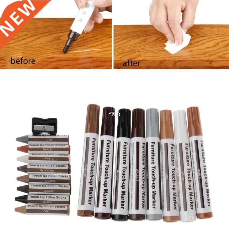 17Pcs Furniture Touch Up Kit Markers & Filler Sticks Woo
