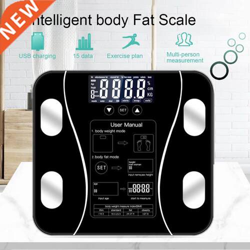 Body Scale Floor Scientific Smart Electronic LED Digital We