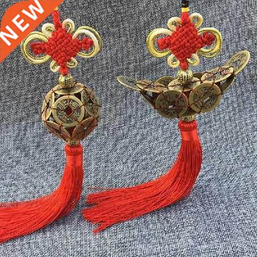 China Pure Copper Crafts Copper Coin Lantern Chinese Knot