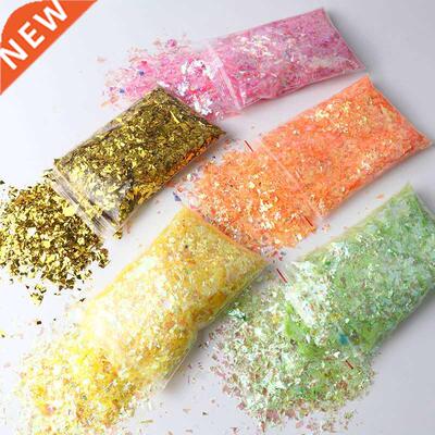 10G Irregular Shell Paper Powder Nail Polish Sequins for Man