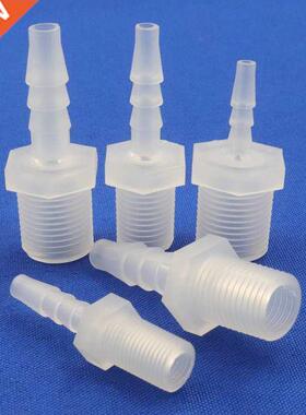 200~5pcs M10 M12 Male Thread To 4~12mm Food Grade PP Straigh