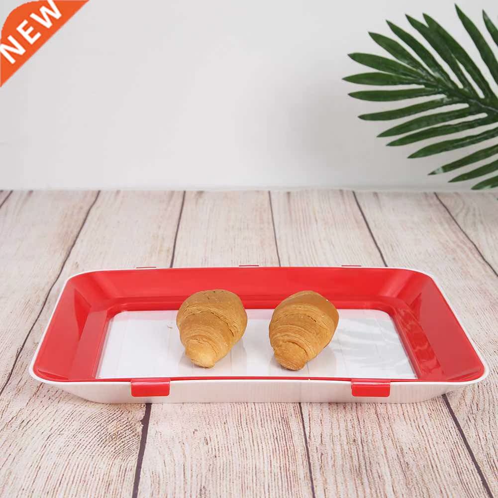 2pcs Stackable Food Fresh Keeping Organizer Elastic Lid For