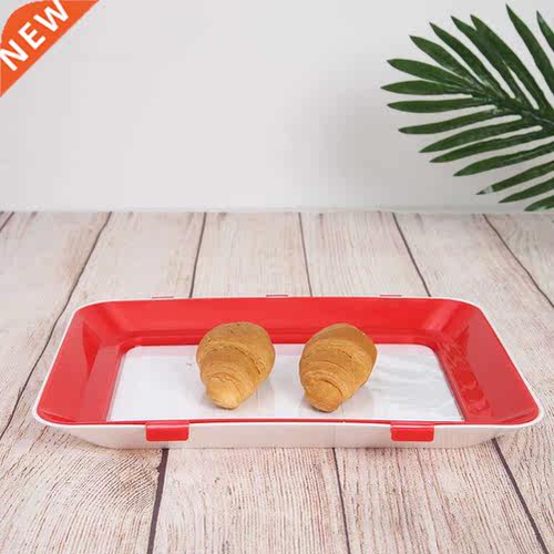 2pcs Stackable Food Fresh Keeping Organizer Elastic Lid For