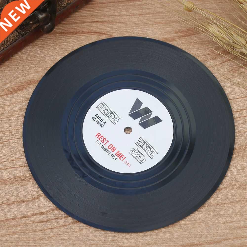 1pc Vinyl Record Table Mats Drink Coaster Table Placemats