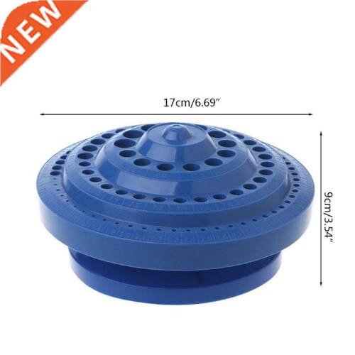 Drill Bit Storage Case Stand Round Shape Hard Plastic Organi