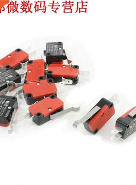 10PCS Korte Scharnier Lever SPDT Momentary Eindschakelaar 0.