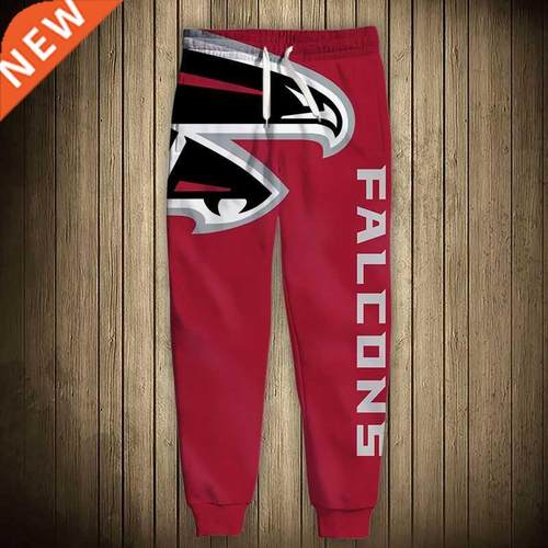 Red Falcons Graffiti Casual Outdoor Track Pants Atlanta Hip