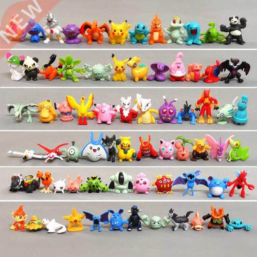 24/48/72/96/120/144 Pokemon Go No Repeat Collection Dolls Ac