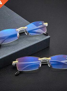 New 1PC Ultralight Rimless Anti Blue Light Reng Glasses R