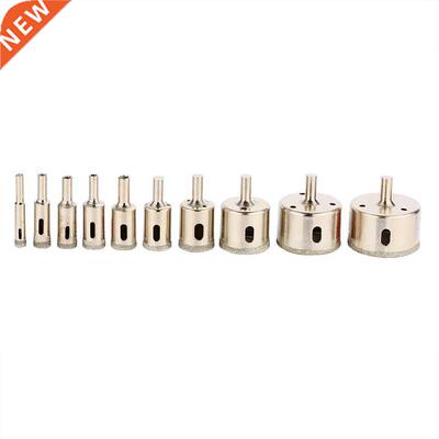 10 pcs Core Coated Drill Bit 8mm-50mm Hole Saw For Tile Marb