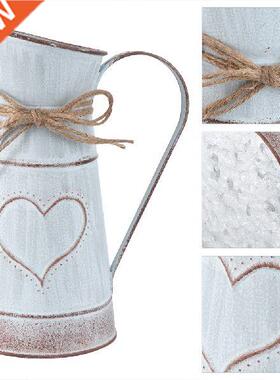 2pcs Decorative Garden Iron Plant Bucket Planting Pot