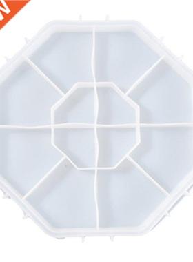 Octagon Storage Tray Epoxy Resin Mold Dish Plate Casting Sil