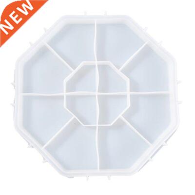 Octagon Storage Tray Epoxy Resin Mold Dish Plate Casting Sil
