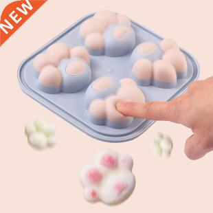 Ice Cube Maker Silicone Ice Mould Cat's Claw Ice Cube Tray D