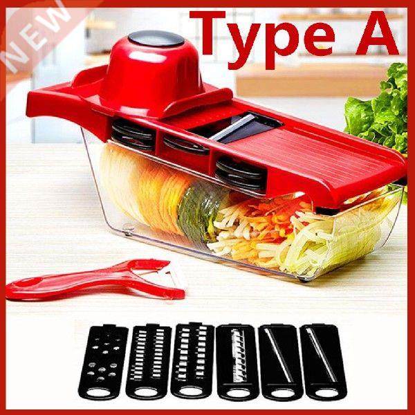 Vegetable Chopper Vegetable Slicer 6 Blades Potato Peeler