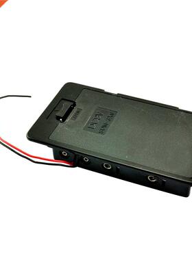 5pcs*2 Pcs Black Battery Holder Case Wired w Cover for 6 x A
