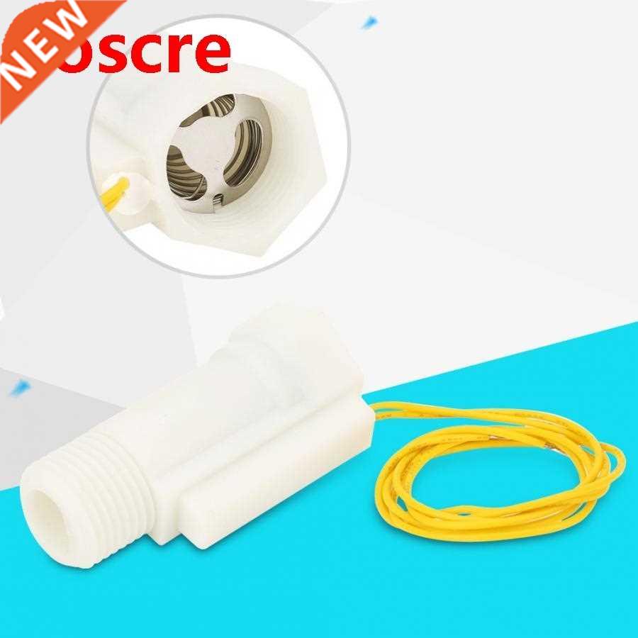 Plastic Water Flow Sensor Switch Piston Type G1/2in Male/Fem
