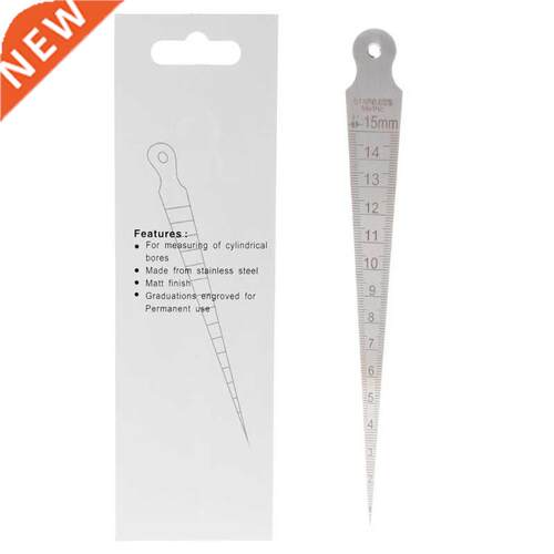 1-15mm Stainless Steel Taper Gauge Feeler Hole Metric Inch