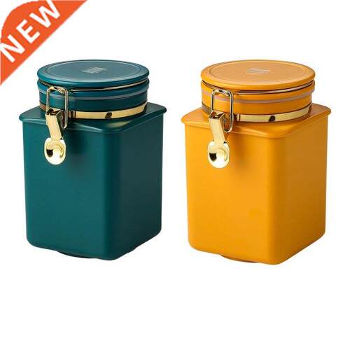 1.1L Large Capacity Storage Jar Coffee Canister for Powder F