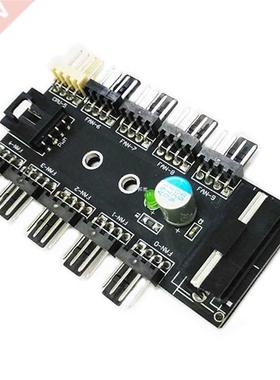 4pin Fan Controller PC 1 to 10 4Pin Molex Cooler Cooling Fan