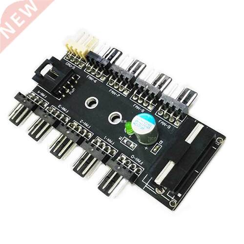 4pin Fan Controller PC 1 to 10 4Pin Molex Cooler Cooling Fan