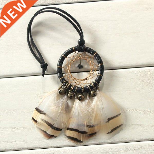 Small Bronze Bells Dreamcatcher Wind Chimes Car Pendant
