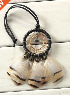 Small Bronze Bells Dreamcatcher Wind Chimes Car Pendant