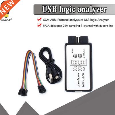 USB Logic Analyzer 24MHz 8 Channel 24M/seconds Logic Analyze