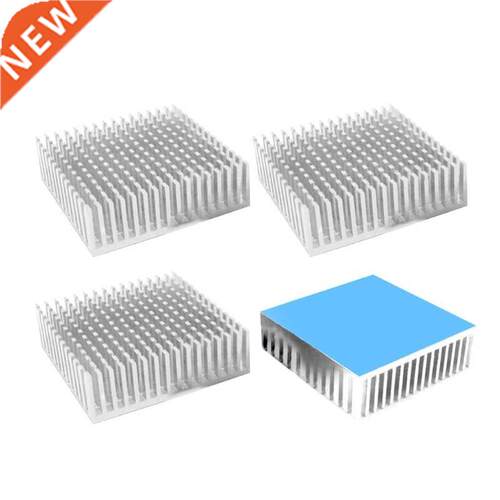 4 Pieces Heatsink Kit 50x50x15mm Aluminum Heat Sink Cooler R