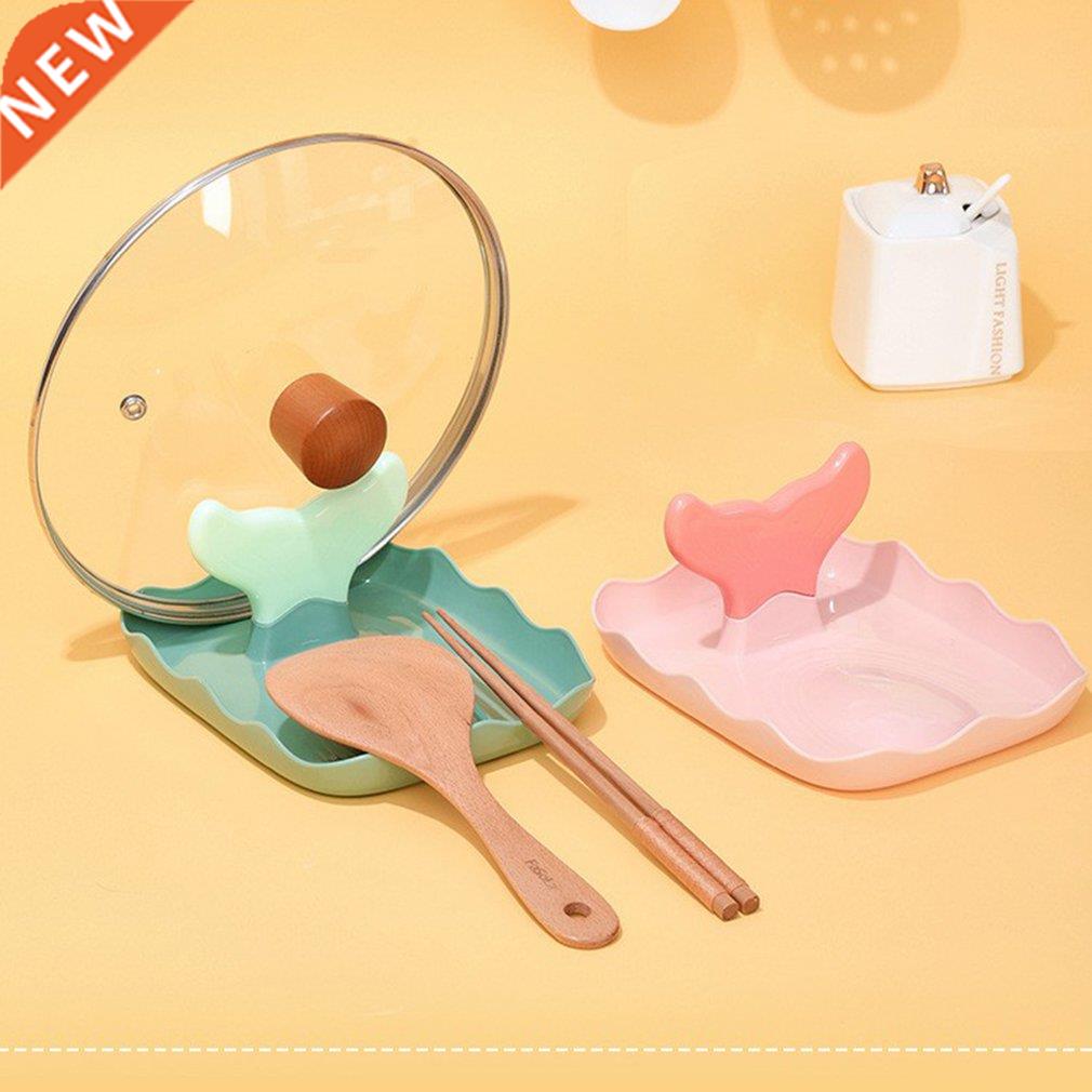 New Pot Cover Rack Shelf Desktop Household Kitchen Spatula