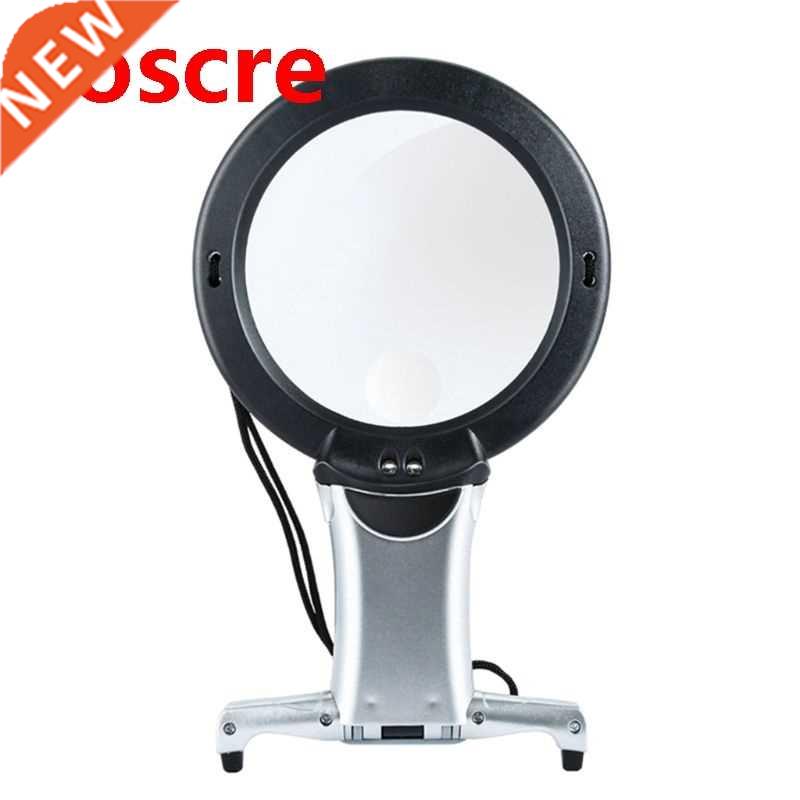 10cm Hand Free LED Loupe Lighted Jewelry Reading Magnifier N