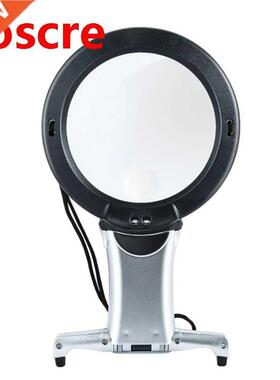 10cm Hand Free LED Loupe Lighted Jewelry Reading Magnifier N