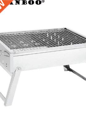 1PC Stainless steel Hiking Cping Charcoal Q Grill