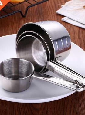 4pcs/Set Stainless Steel Measuring Spoons Coffee Powder Spoo