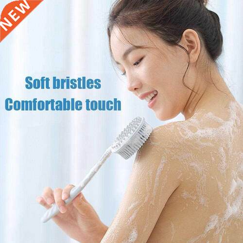 Multifunctional Silicone Bath Brush With Long Handle Long