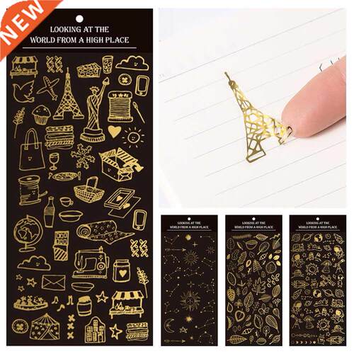 Glitter Decoration Stickers Self Adhesive Space Journal Note