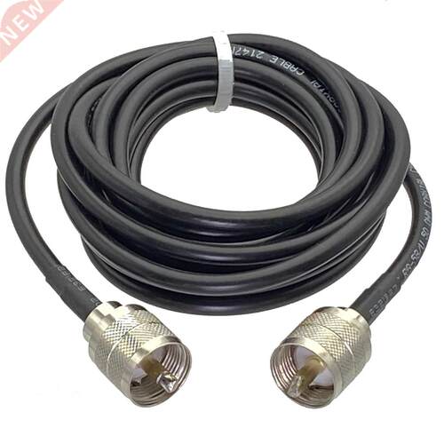 1Pcs RG58 UHF PL259 Male plug to UHF PL259 Male Plug Connect