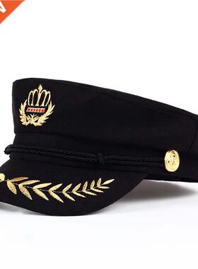 2019new Vintage warm hat Men Women Autumn Winter Flat Milita