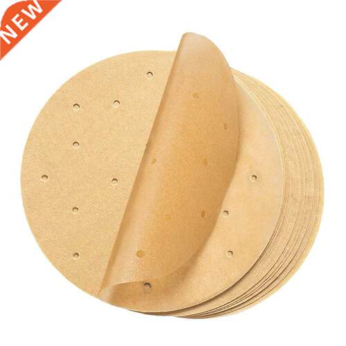 100pcs Natural Color Cooking Perforated Silicone Oil Paper B