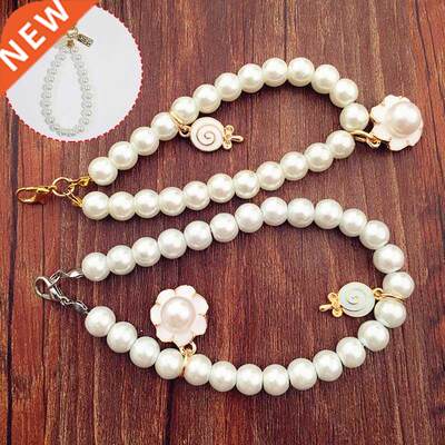 Sweet Portable Imitate Pearl Bag Strap Belt Handles Chain Wo