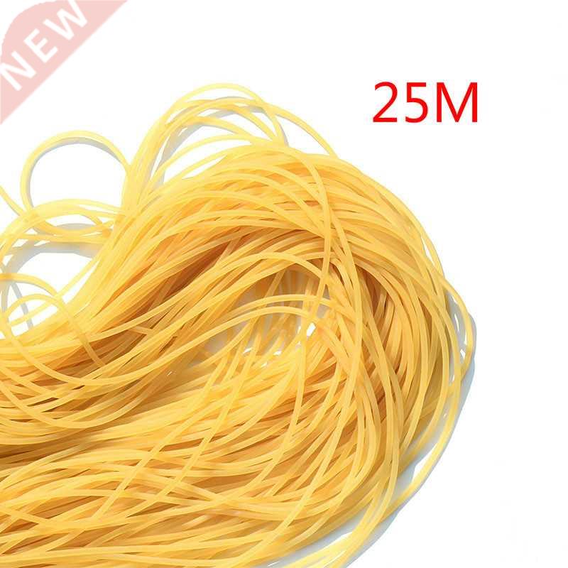 25m Solid Elastic Rubber Fishing Rope Diameter 2mm Tied Rein