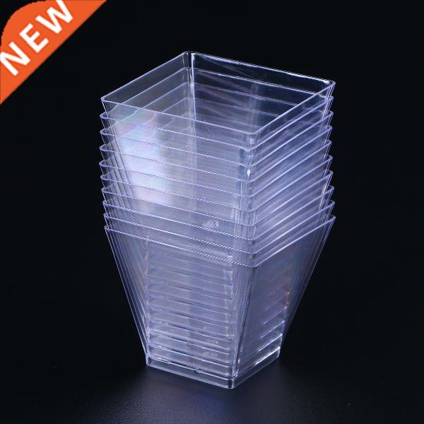 Cups Dessert Cup Square Plastc Parfat Tazze Party Mousse