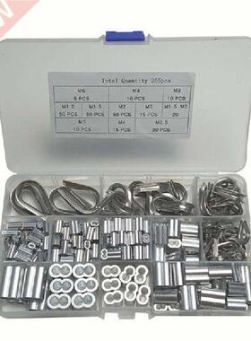 New 265 Pieces of 04 Stainless Steel Wire Cable Thimble
