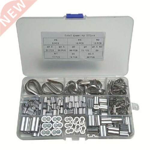 New 265 Pieces of 04 Stainless Steel Wire Cable Thimble