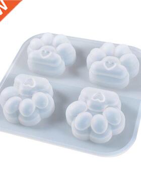 Shiny Glossy Silicone Resin Molds Cat Paw Silicone Mold DIY