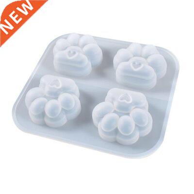 Shiny Glossy Silicone Resin Molds Cat Paw Silicone Mold DIY