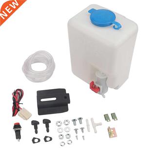 Car Windshield Washer Bottle 12V Windscreen Washer Pump Flui
