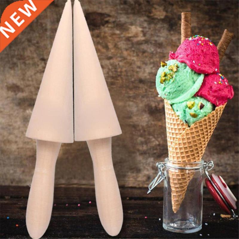 Wooden ce Cream Cone Mold  Egg Roll Omelet Waffle