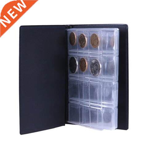 120 Pockets 10 Pages Coin Storage Album Vintage Storage Book
